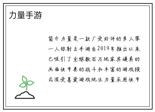 力量手游